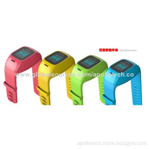 Children's Smart Watch, Bluetooth Rings, GPS + AGPS Dual-positioning System/Fence/SOS Functions